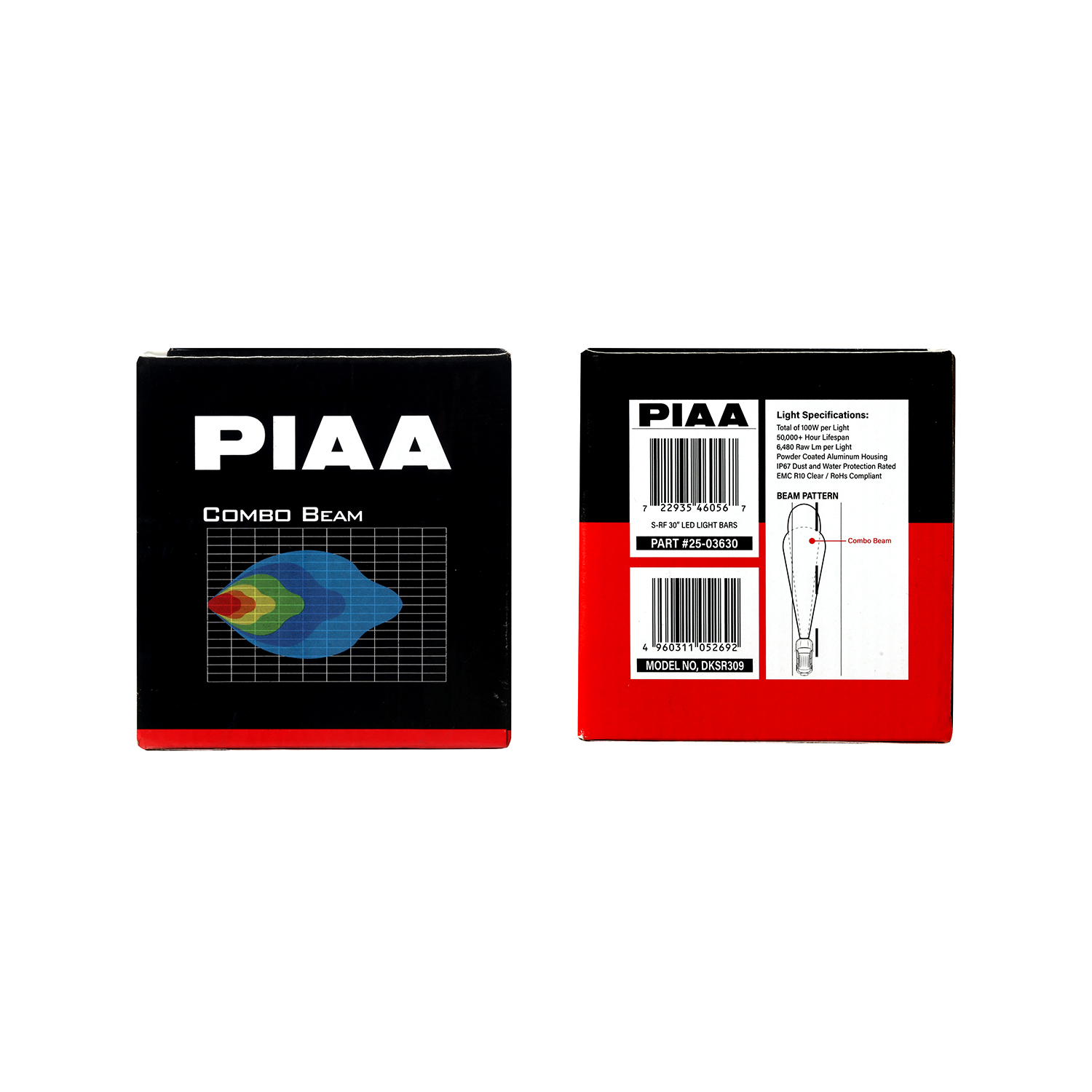 Kit Supports Feux Additionnels sur barres Ø 3,8/4,5 cm, PIAA
